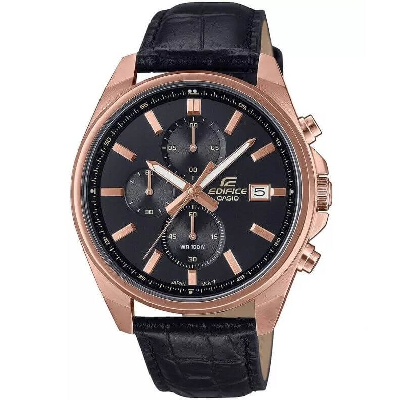 CASIO EDIFICE Mod. SPORT - CHRONO DATE BLACK WATCHES