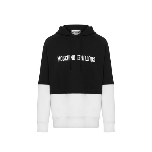 Moschino Black Cotton Sweatshirt1728,75611013280,Black,Clothing,L,M,Men,Moschino,New with tags,Sweaters - Clothing,Sweatshirts - Sweaters - Clothing