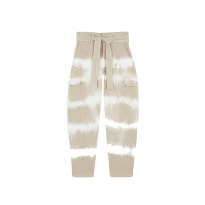 Stella McCartney White Cotton Cargo Pants