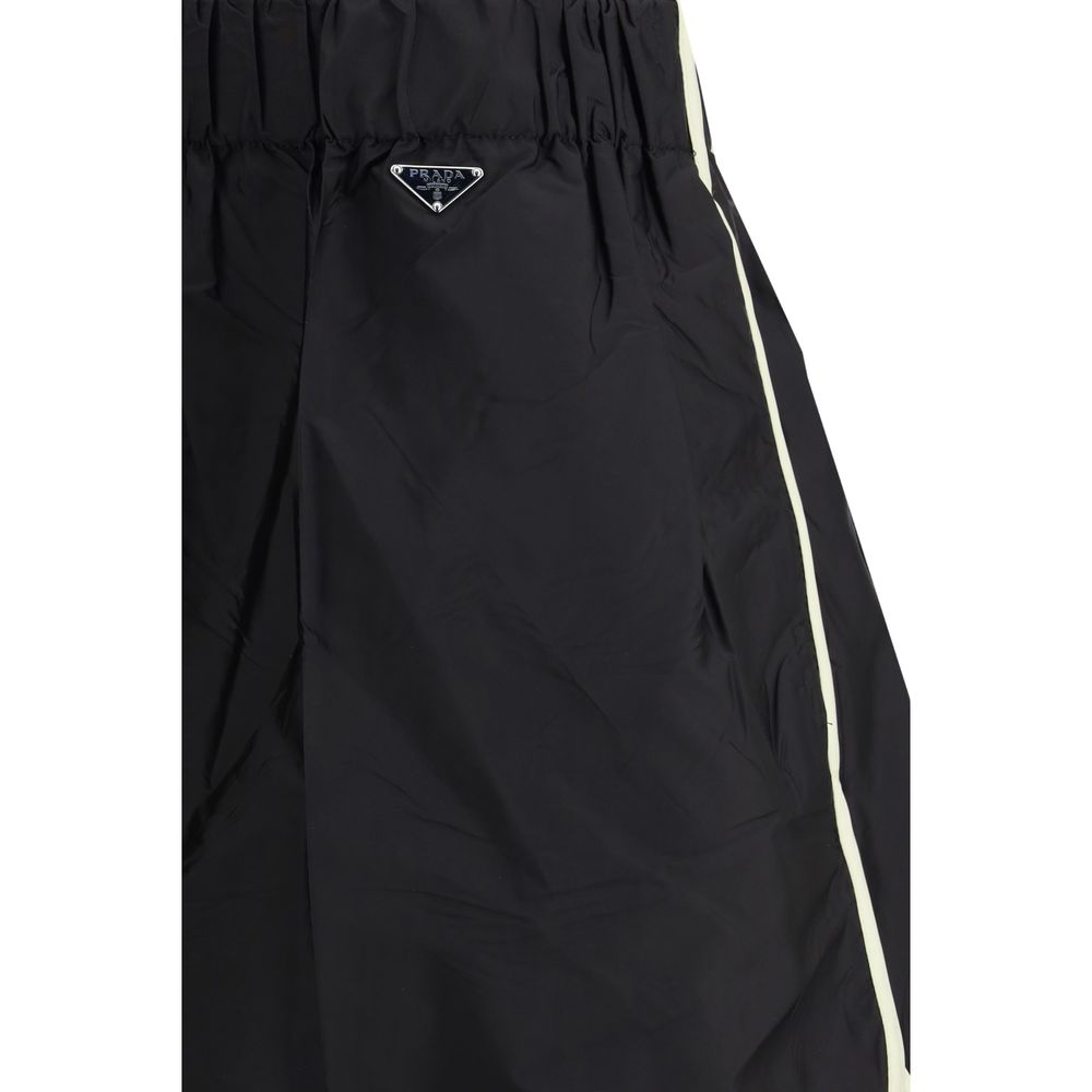 Prada Black Recycled Polyamide Bermuda Shorts 1728,72470364320,Bermuda - Shorts - Clothing,Black,Clothing,IT38 | S,New with tags,Prada,Shorts - Clothing,Women
