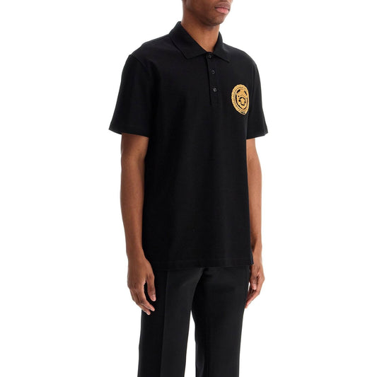 Versace chain crest polo shirt Topwear Versace