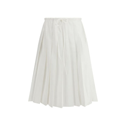 Prada White Cotton Long Skirt 1728,72470364320,Clothing,IT42 | L,Long - Skirts - Clothing,New with tags,Prada,Skirts - Clothing,White,Women