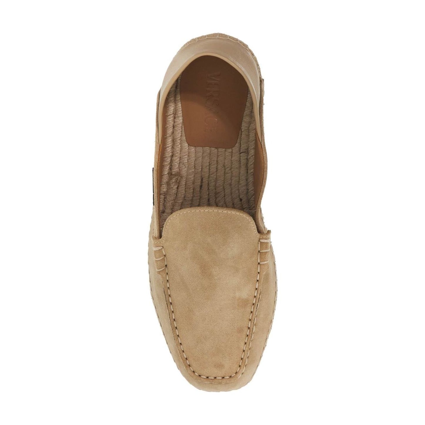 Versace suede moccasin-style es Espadrilles Versace