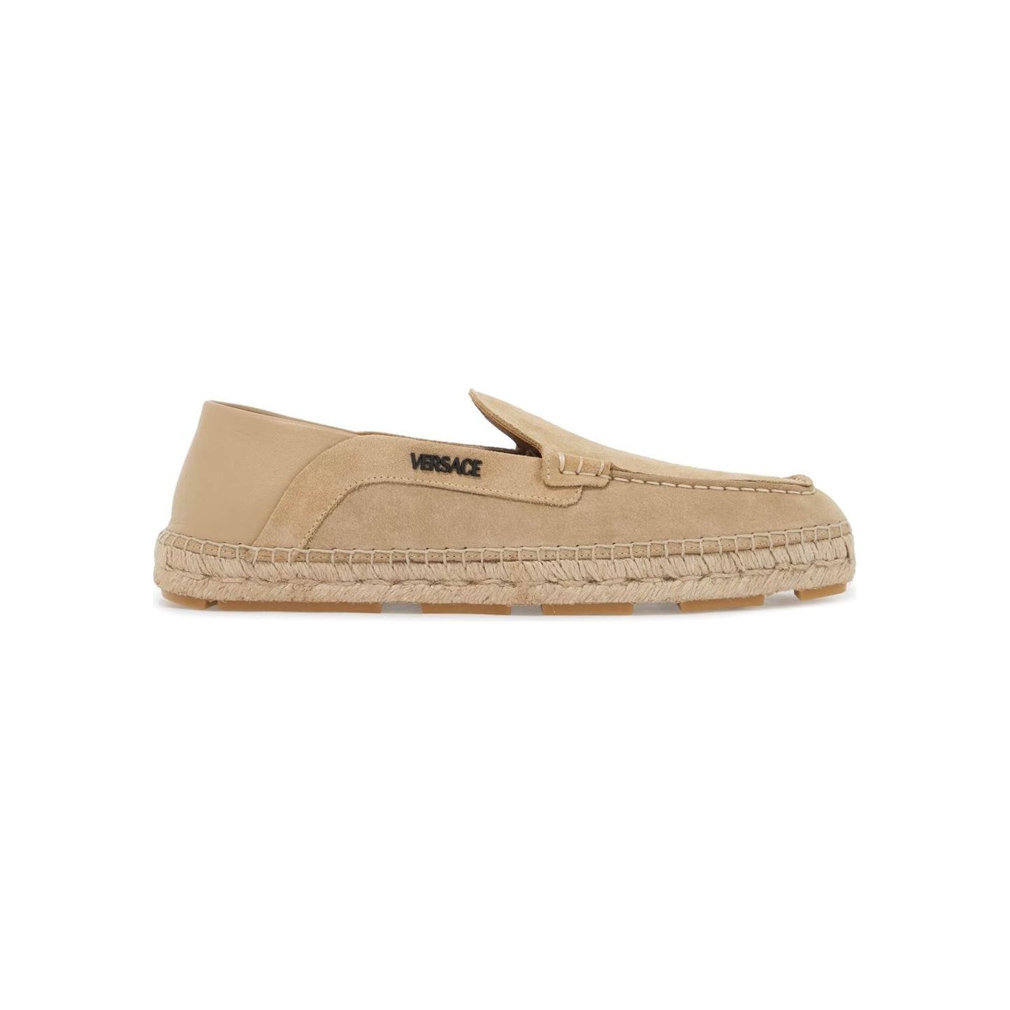 Versace suede moccasin-style es Espadrilles Versace