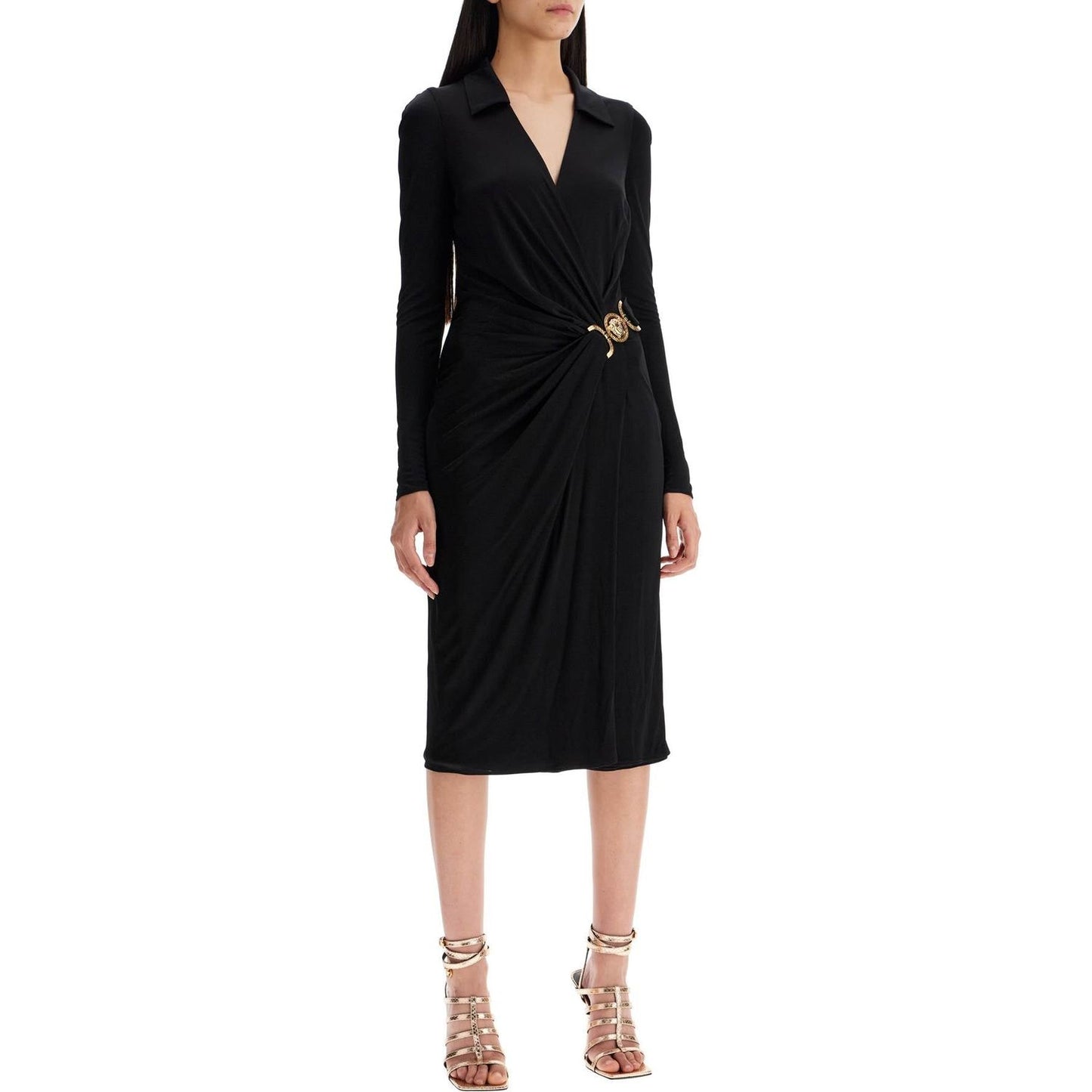 Versace draped jersey dress Dresses Versace