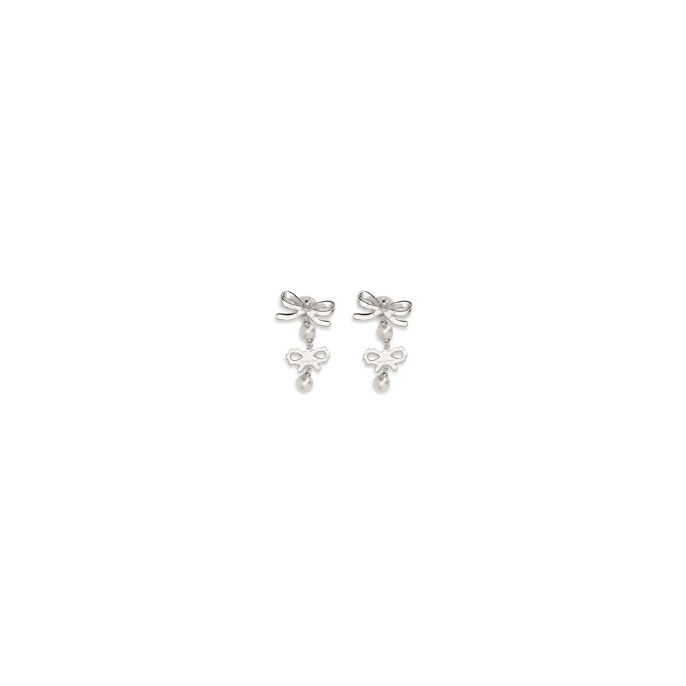 Self-Portrait Silver Brass Earrings