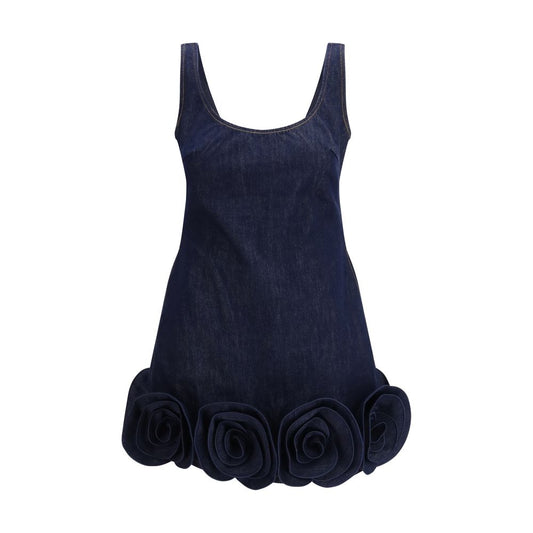 Self-Portrait Blue Cotton Casual Dress 10,1728,6,72470364320,8,Blue,Casual - Dresses - Clothing,Clothing,Dresses - Clothing,New with tags,Self-Portrait,Short - Dresses - Clothing,Sleeveless - Dresses - Clothing,Women