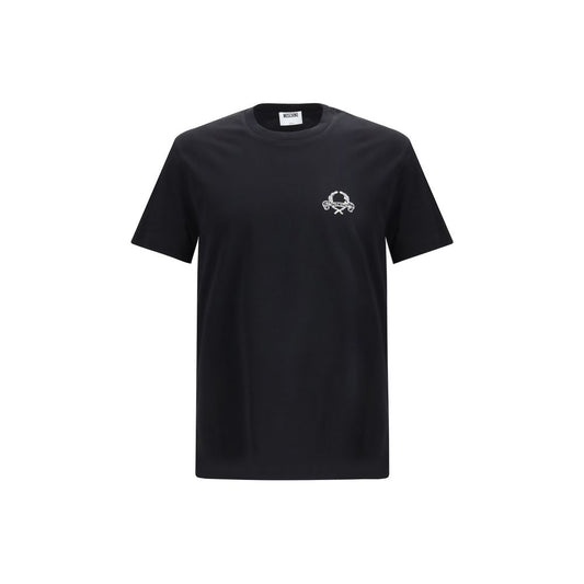 Moschino Black Cotton T-Shirt1728,72470364320,Black,Clothing,L,M,Men,Moschino,New with tags,S,T-Shirts - Clothing,XL