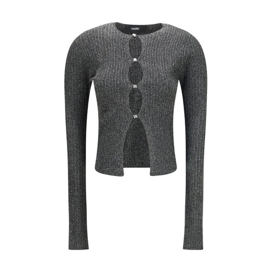 Amiri Black Viscose Cardigan1728,72470364320,Amiri,Black,Cardigans - Sweaters - Clothing,Clothing,L,M,New with tags,Sweaters - Clothing,Women