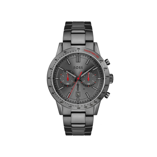 Hugo Boss Gray Stainless Steel Dress Watch 1728,67434610848,Accessories,Dress Watches - Watches - Accessories,Gray,Hugo Boss,Men,New with tags,Watches - Accessories