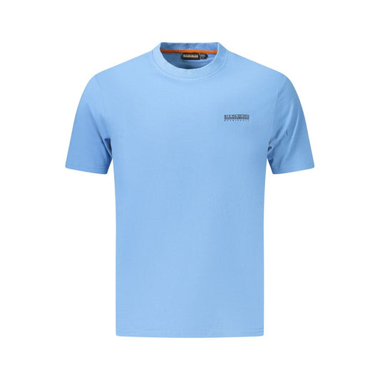Napapijri Azzurro Cotton Men T-Shirt