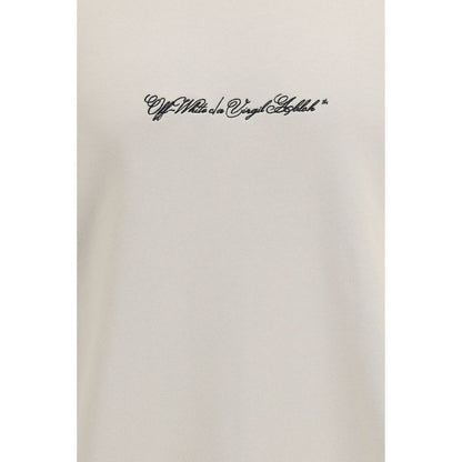 Off-White Beige Cotton Sweatshirt 1728,72470364320,Beige,Clothing,L,M,Men,New with tags,Off-White,S,Sweaters - Clothing,Sweatshirts - Sweaters - Clothing,XL