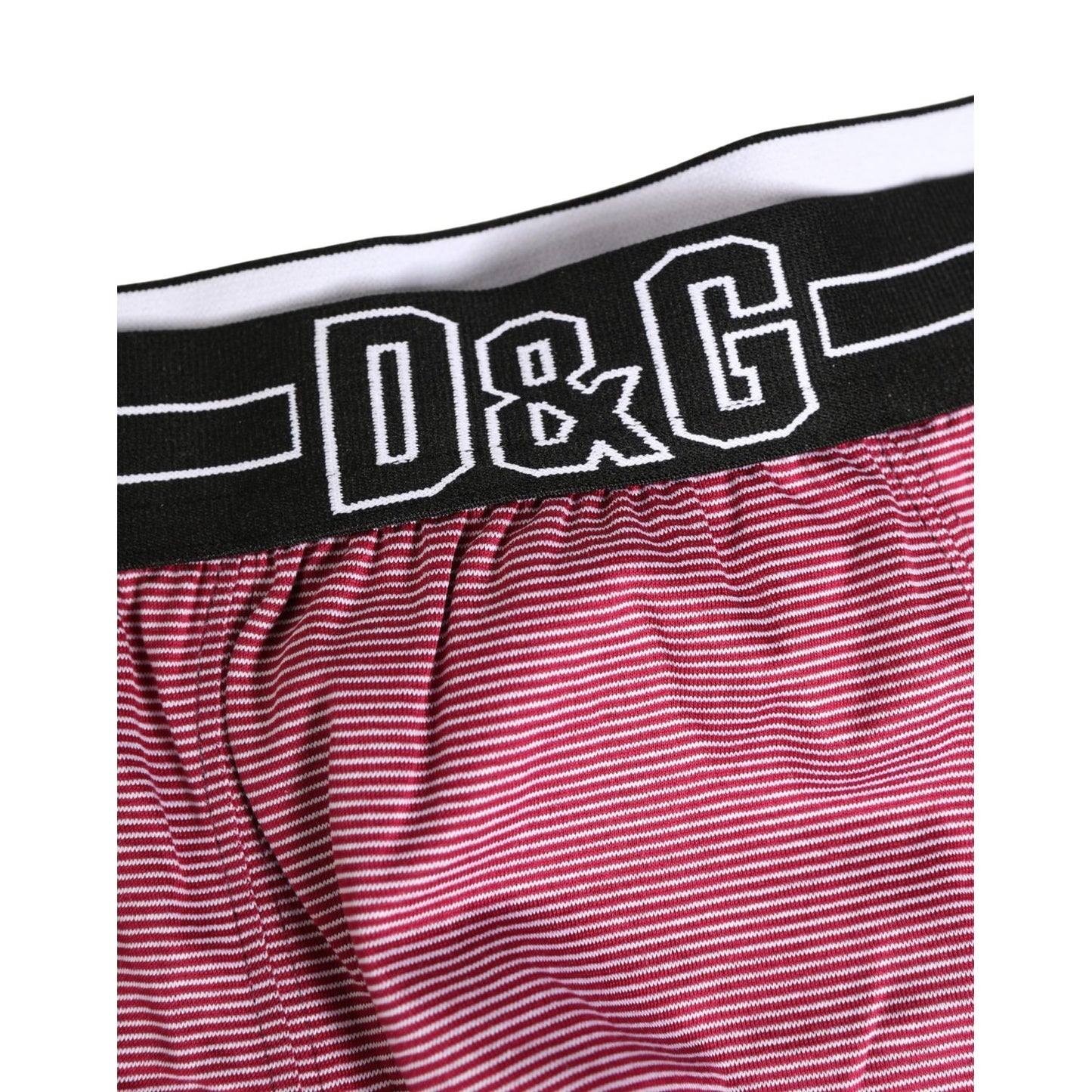 Dolce & Gabbana Pink D&G Logo Cotton Regular Boxer Underwear