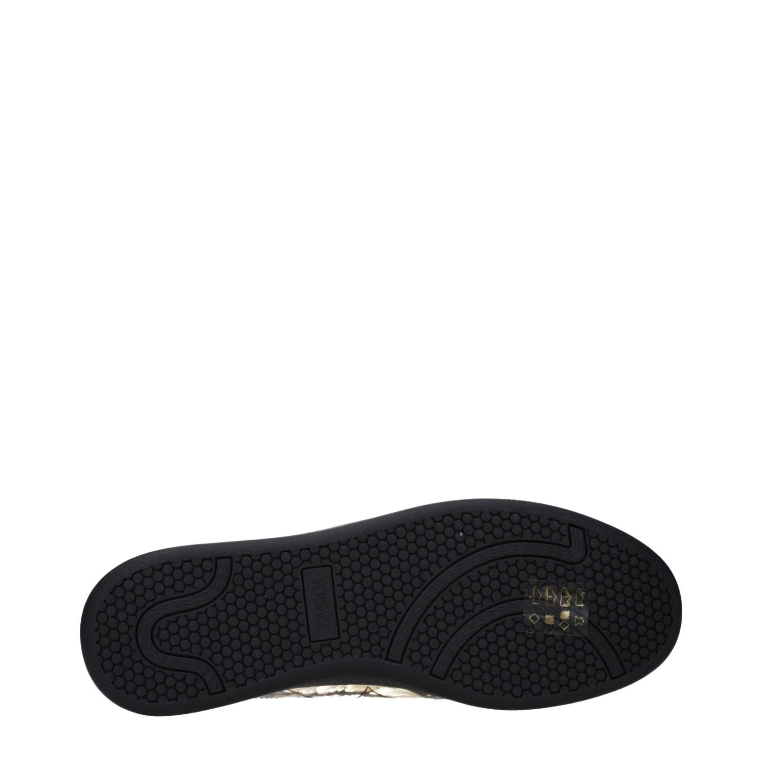 Versace Black Leather Chunky Sneakers