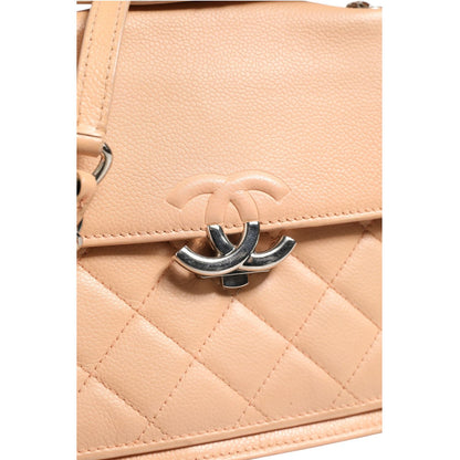 Chanel Goatskin Quilted Small CC Box Flap Bag