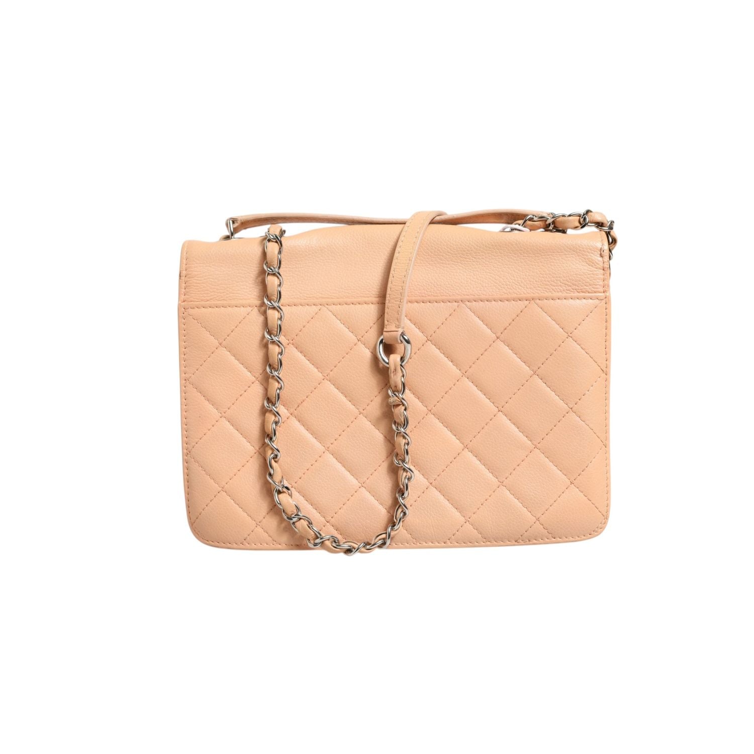 Chanel Goatskin Quilted Small CC Box Flap Bag