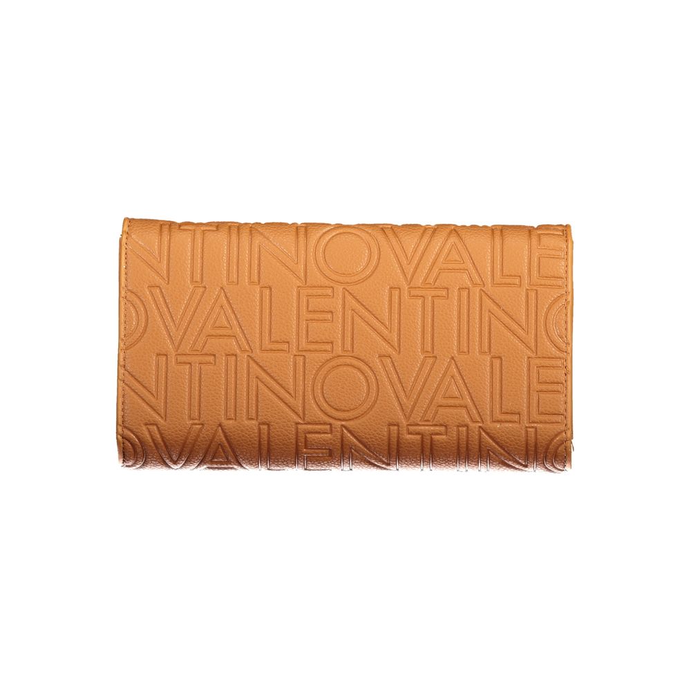Mario Valentino Brown Polyurethane Women's Wallet