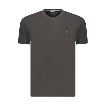 Coveri Moving Black Cotton Men's T-Shirt