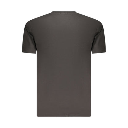 Coveri Moving Black Cotton Men's T-Shirt
