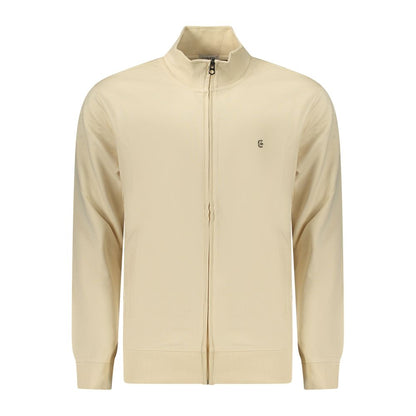 Coveri Moving Beige Cotton Men's Sweatshirt