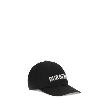 Burberry Black Cotton Cap (Baseball Hat)