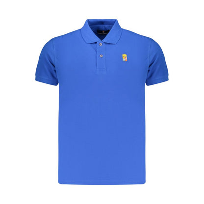 Marina Militare Blue Cotton Men Polo