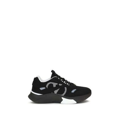 Valentino Garavani Black Fabric Athletic Sneakers