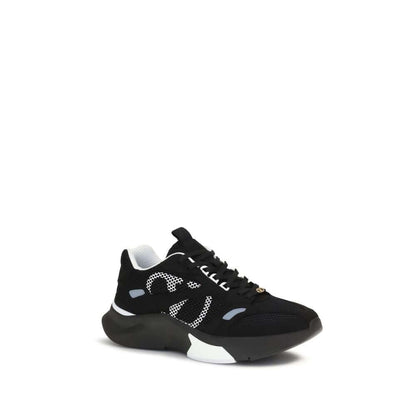 Valentino Garavani Black Fabric Athletic Sneakers