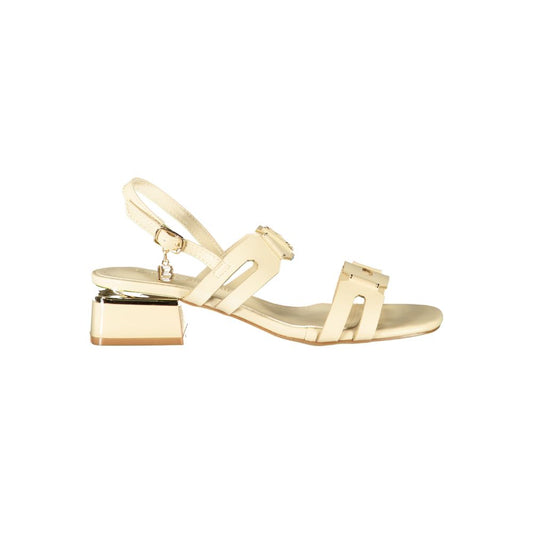 Laura Biagiotti Beige Polyethylene Flat Sandals