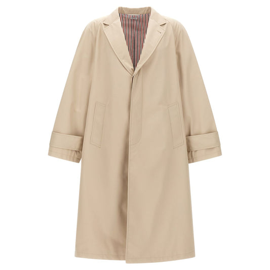 Thom Browne Beige Polyester Coat