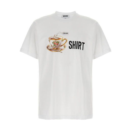 Moschino White Cotton T-Shirt