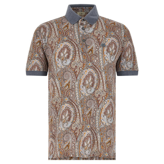 Etro Multicolor Cotton Polo Shirt