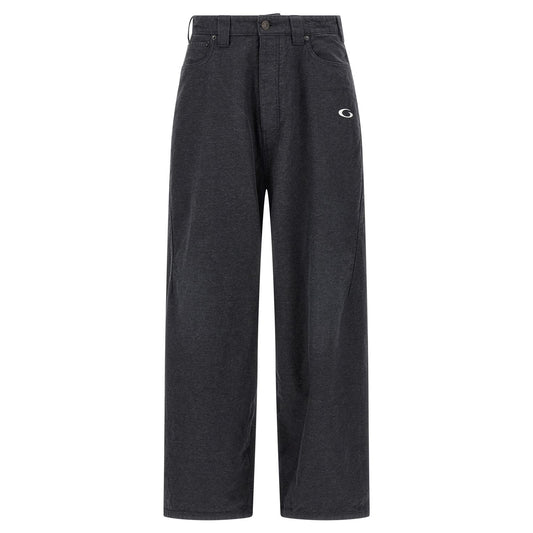 Balenciaga Gray Cotton Casual Pants