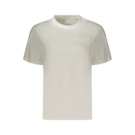 Calvin Klein White Cotton Women's T-Shirt