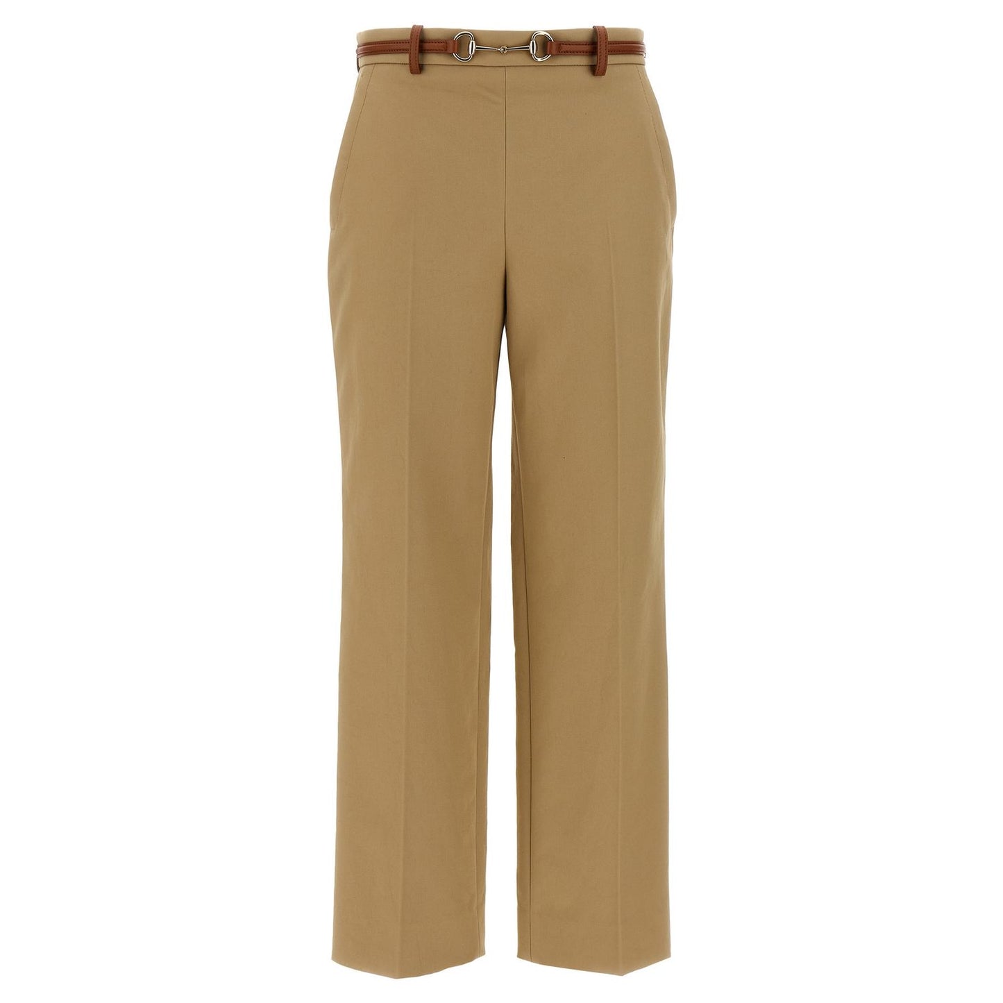 Gucci Beige Cotton Casual Pants