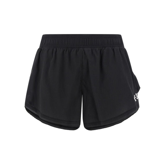 Y-3 Black Polyamide Bermuda Shorts