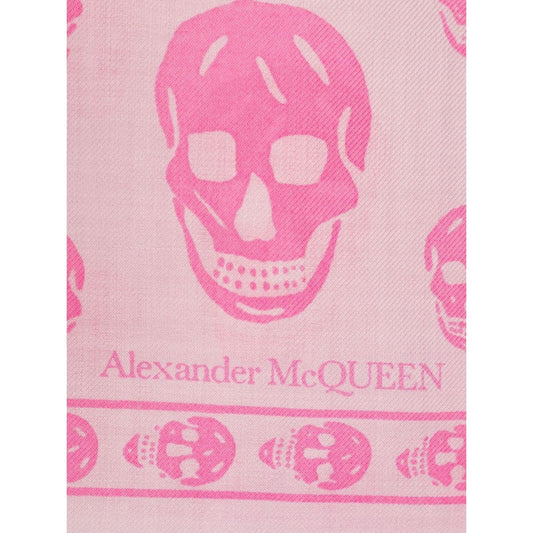 Alexander McQueen Scarfs Pink Scarves Hats & Gloves Alexander Mcqueen