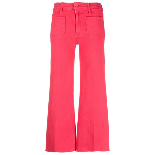 Mother cropped flared Jeans Pink Jeans Mother