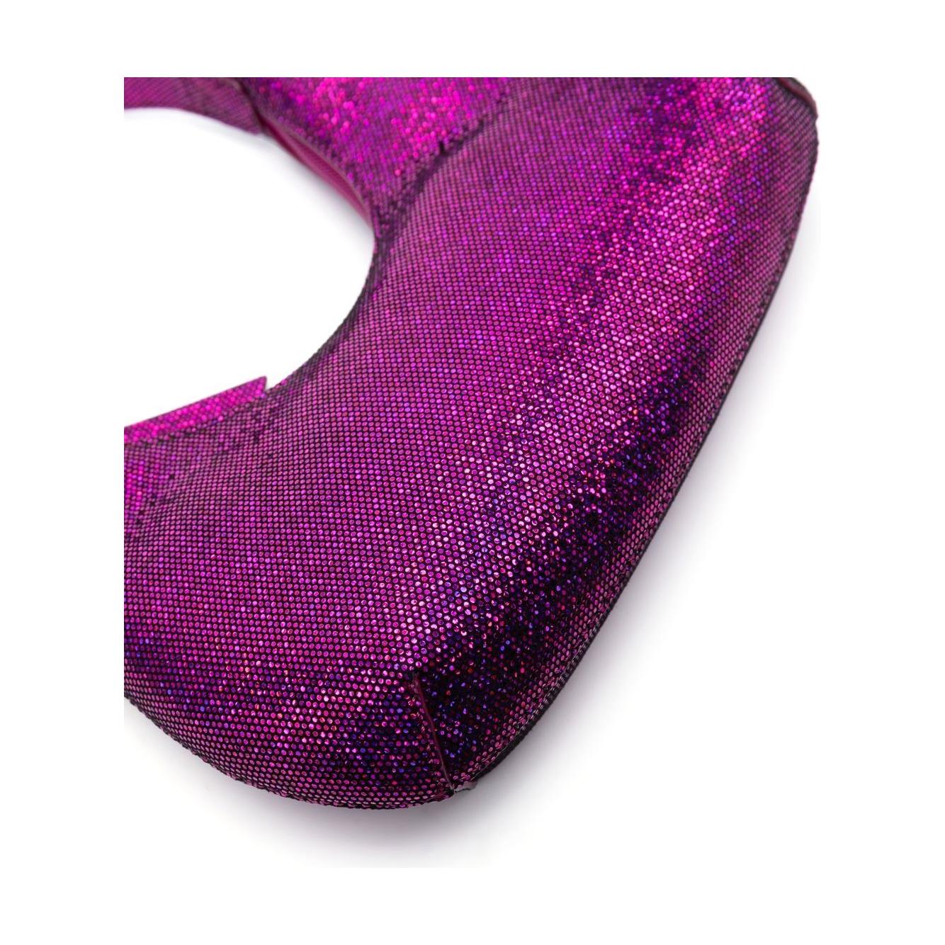 BY FAR glitter-detail shoulder bag Fuchsia Shoulder By Far Pre