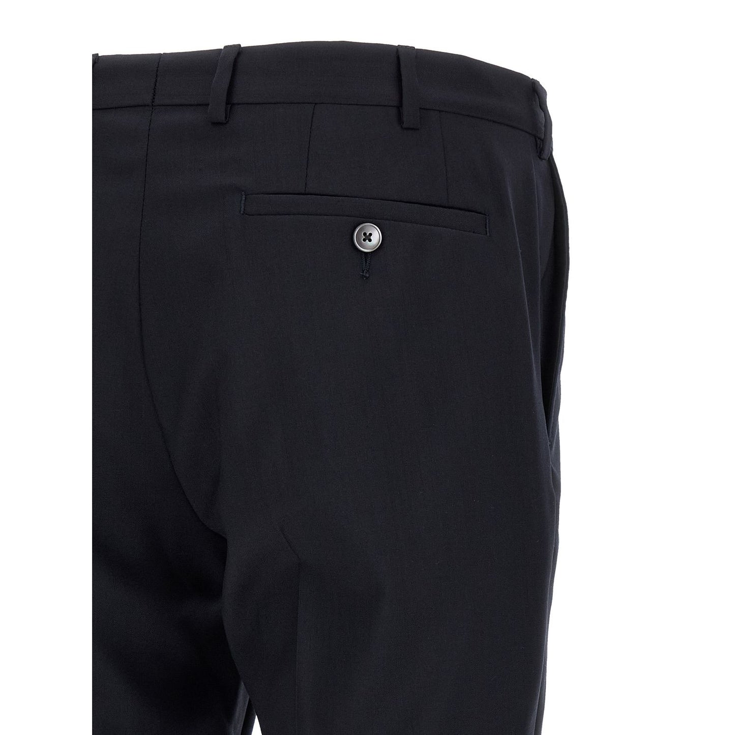 Pal Zileri Black Wool Two-Piece Suit