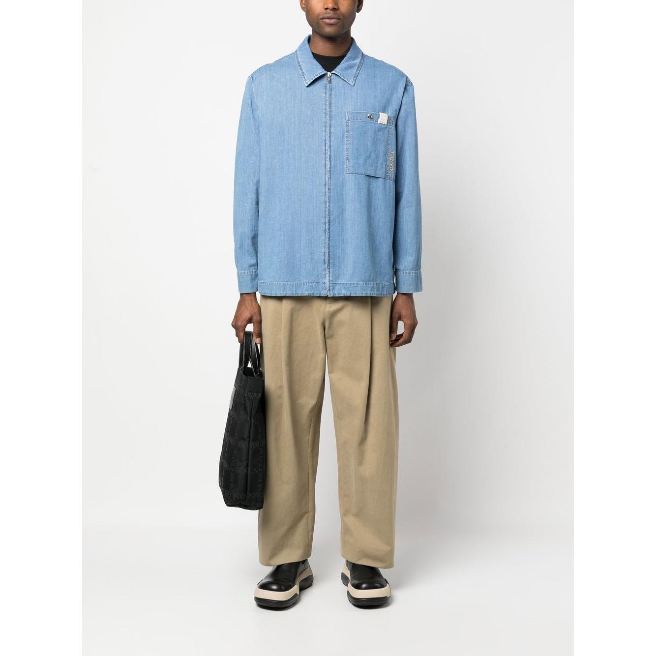 Lanvin Shirts Clear Blue Shirts Lanvin