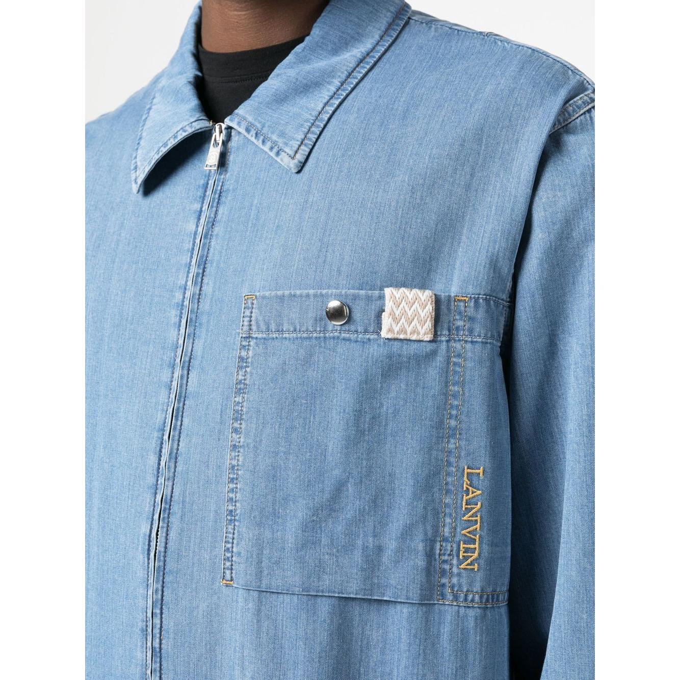 Lanvin Shirts Clear Blue Shirts Lanvin