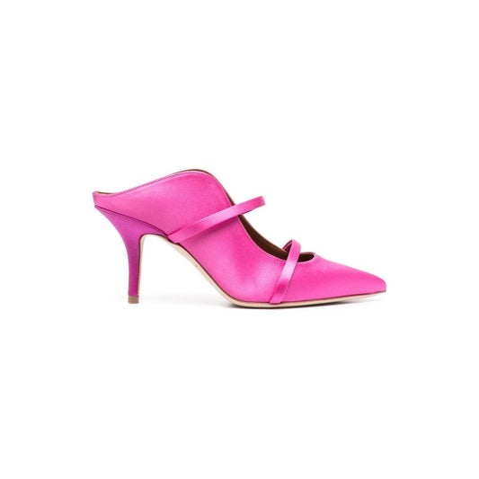 Malone Souliers With Heel Pink Medium Heel Malone Souliers