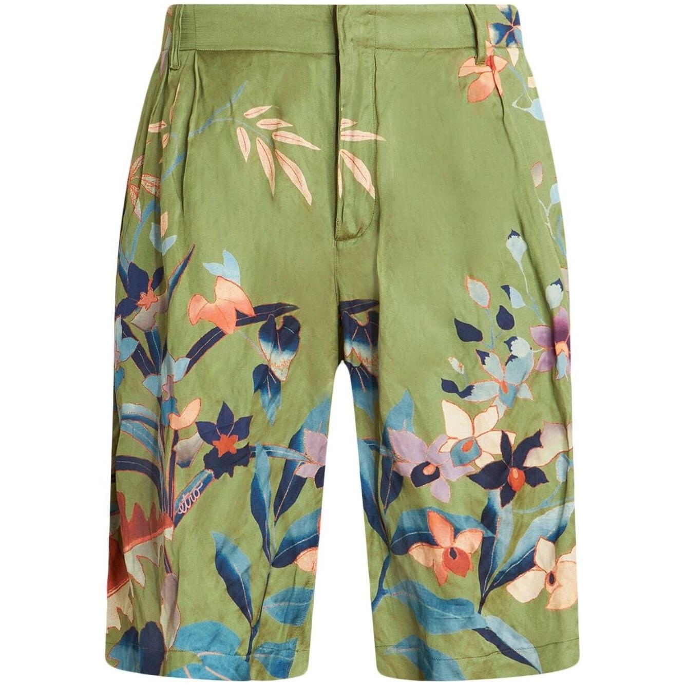 Etro Shorts Green Short trousers Etro