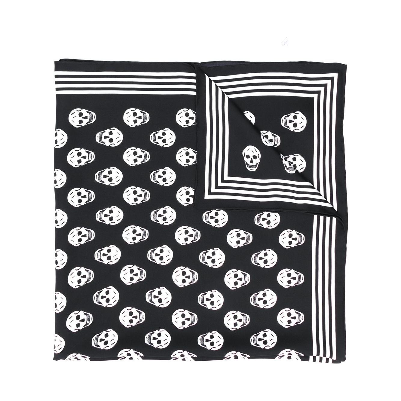 Alexander McQueen Scarfs Black Scarves Hats & Gloves Alexander Mcqueen