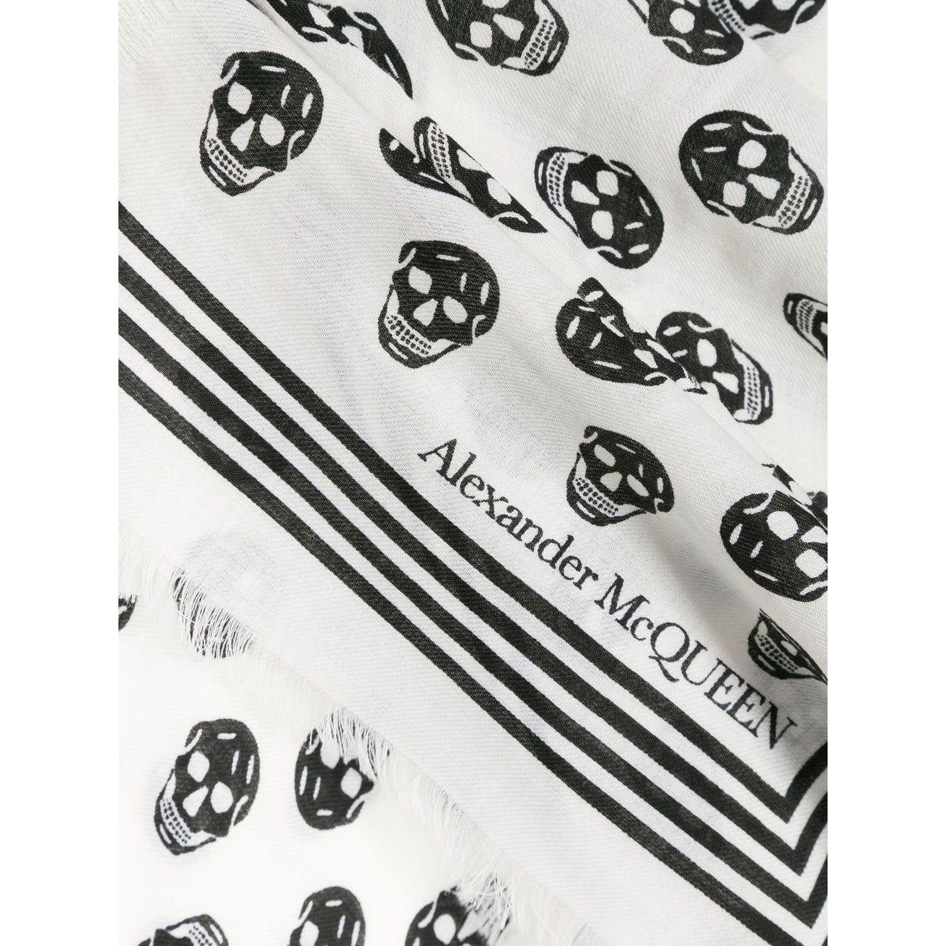 Alexander McQueen Scarfs White Scarves Hats & Gloves Alexander Mcqueen