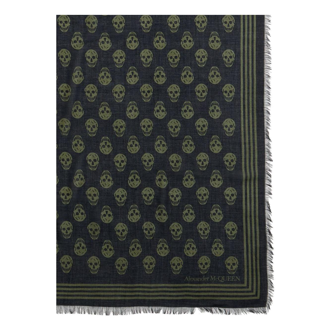 Alexander McQueen Scarfs Black Scarves Hats & Gloves Alexander Mcqueen