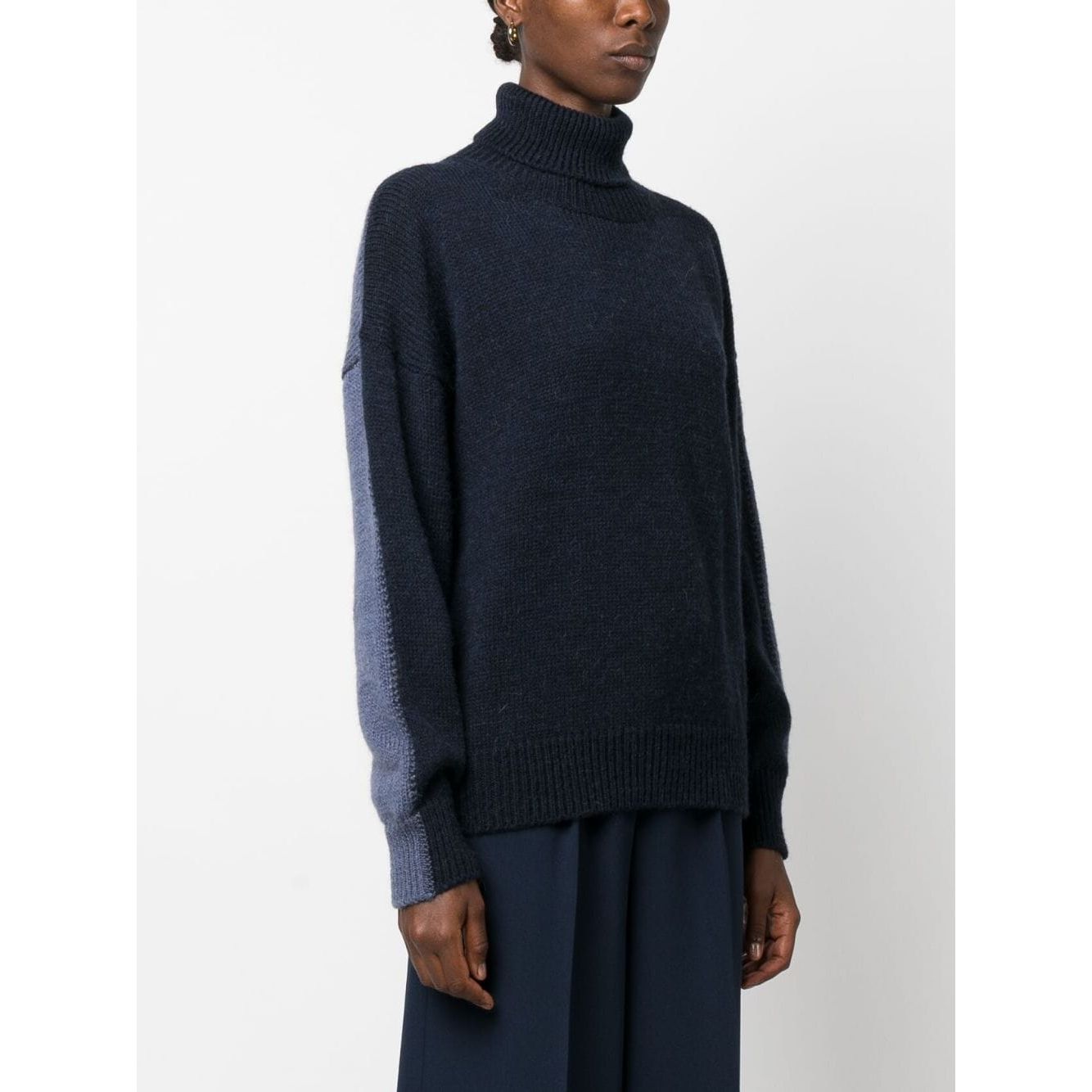 Alysi Sweaters Blue Topwear Alysi