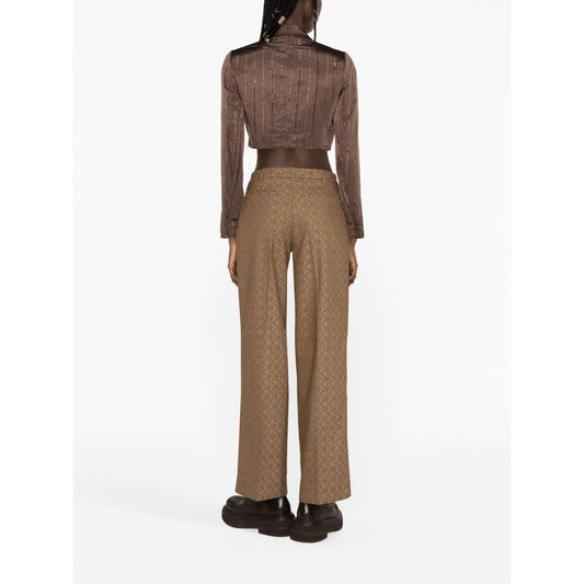 MARINE SERRE Trousers Beige Trousers Marine Serre