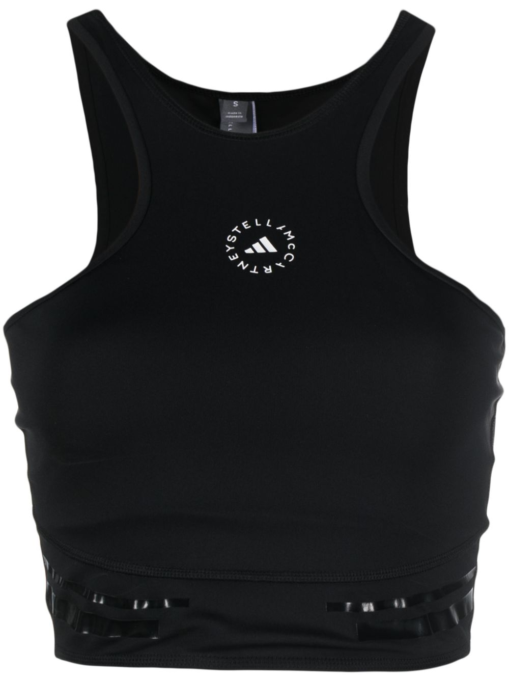 Adidas By Stella McCartney Top Black Topwear Adidas By Stella McCartney